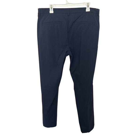 NWOT Tahari Men’s Navy Blue Stretch All Day Tech Pant Slim Fit Size 36x32 Office - Picture 2 of 5